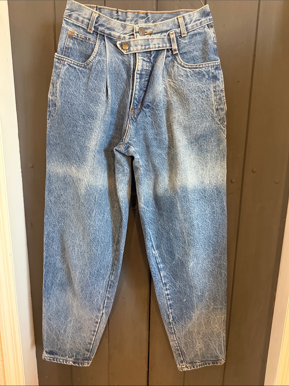 Vintage High waisted Sunset Blues, 1980s barrel Jeans